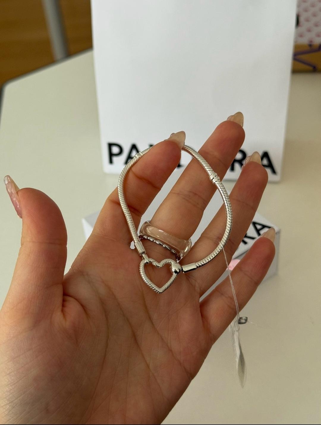 Pandora Браслет Pandora с сердцем — фото 2