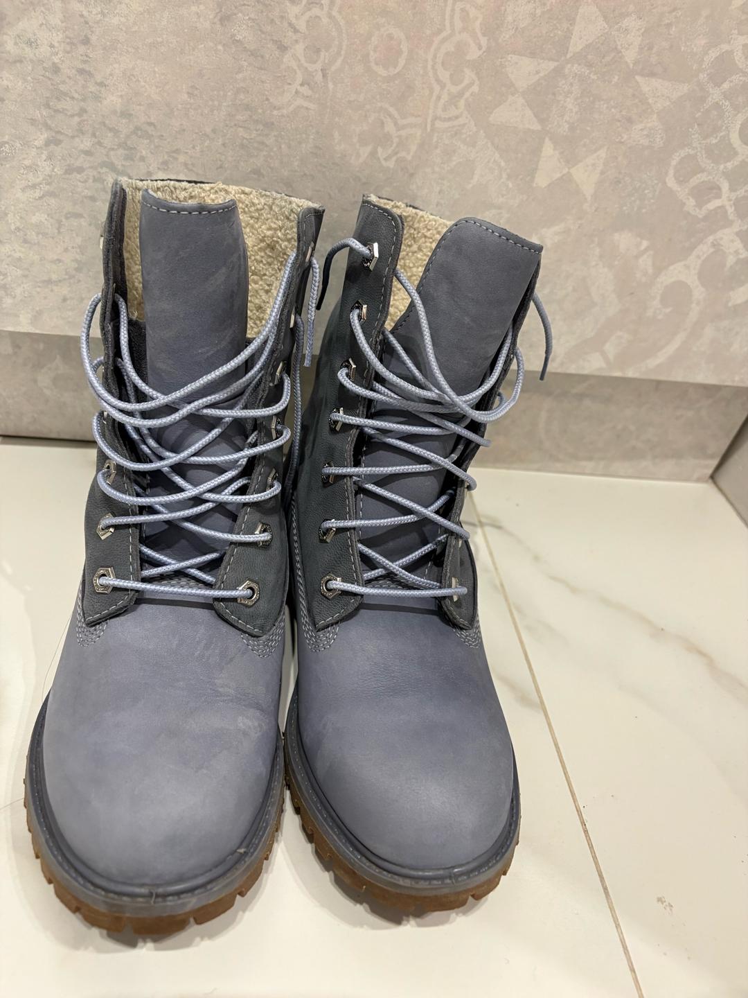 Timberland Голубые зимние Timberland р38.5 — фото 2
