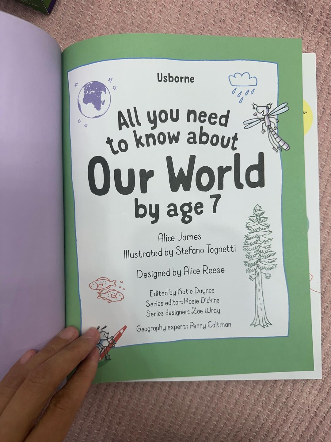 Элис Джеймс All you need to know about Our World by age 7 — фото 2