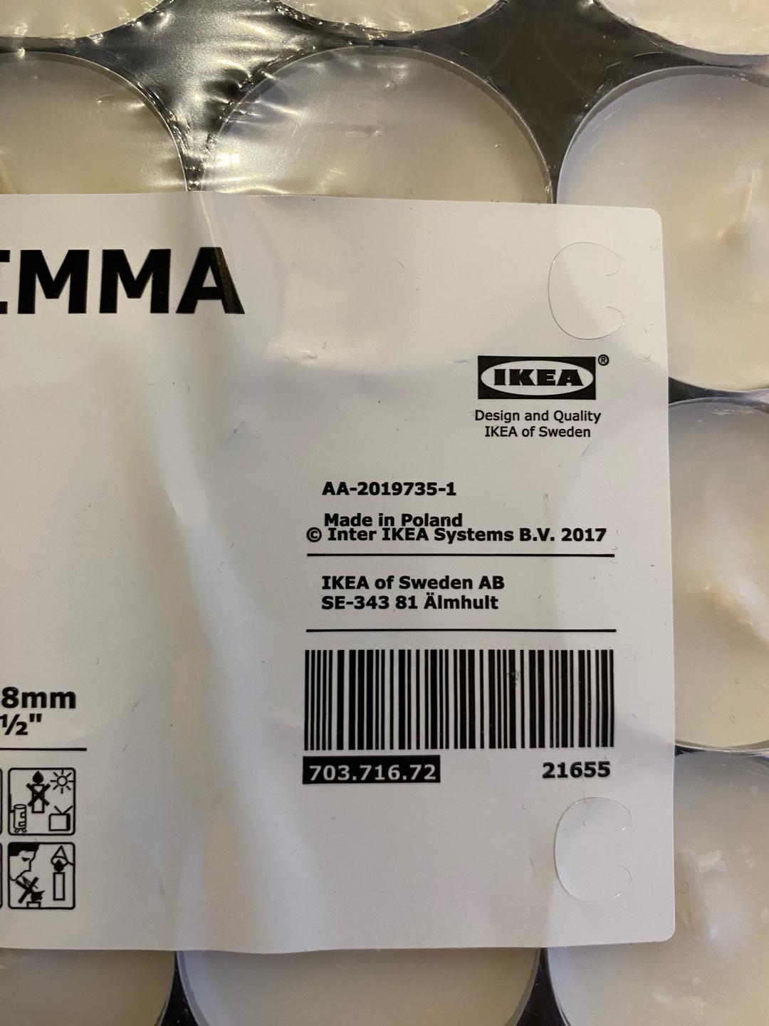 IKEA Свечи чайные IKEA — фото 2