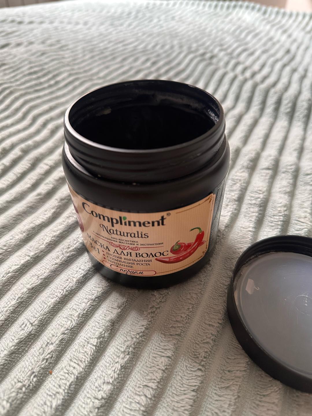 Compliment Naturals Compliment маска Маска для роста волос с перцем разогревающая 3 в 1 — фото 2