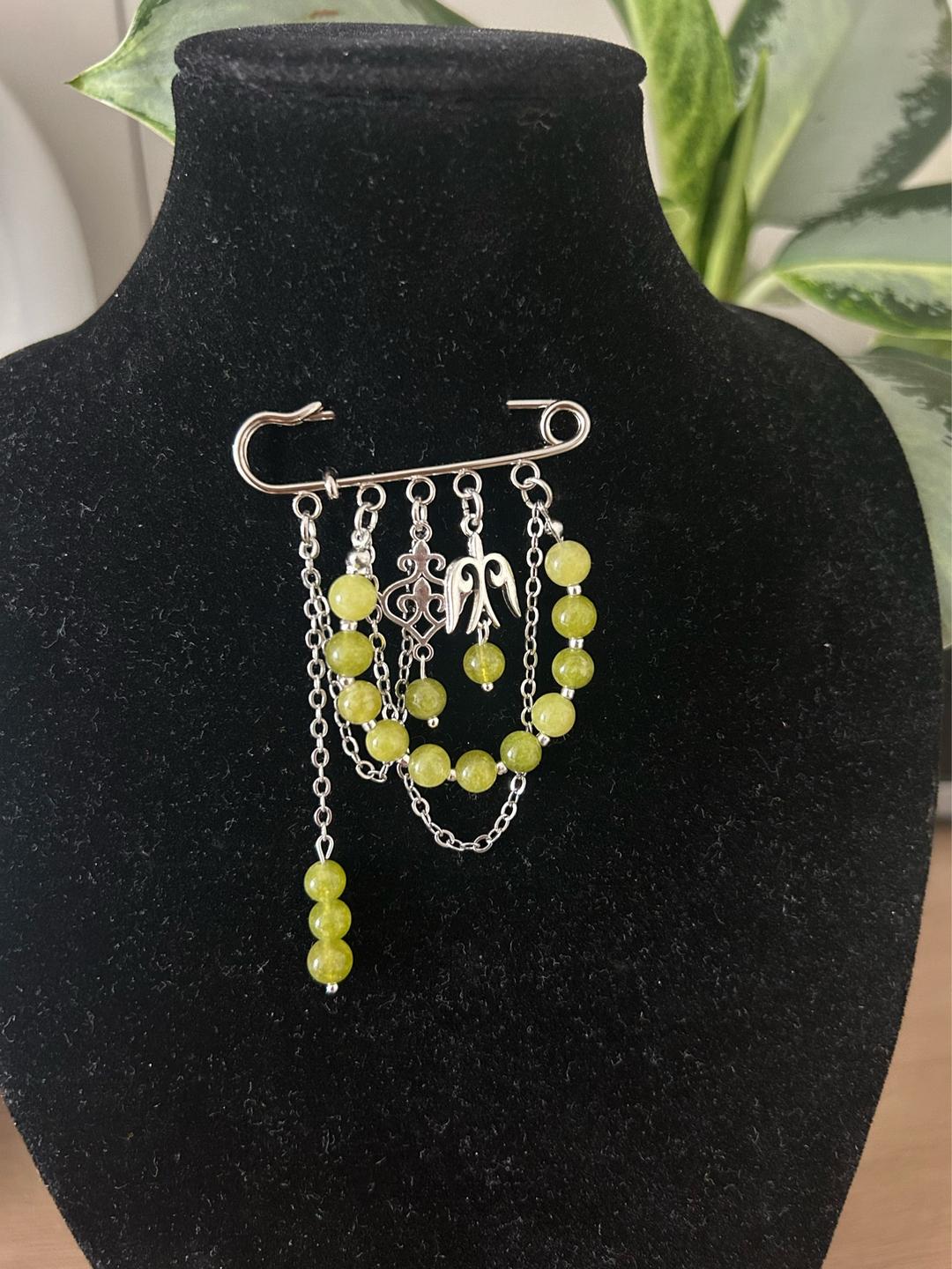 Handmade (ручная работа) Брошь-булавка в национальном стиле — фото 2