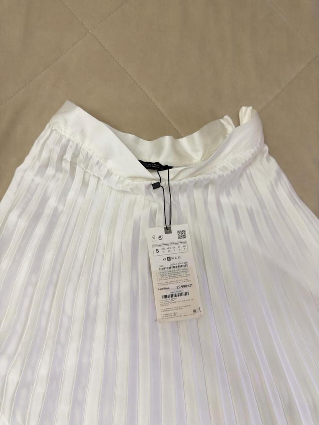 Zara белая юбка zara, новая — фото 2