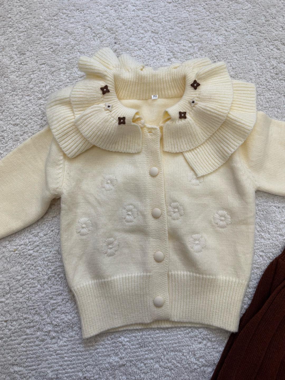 Cotton Kids Красивый теплый вязаный костюм на девочку 90 р. — фото 2