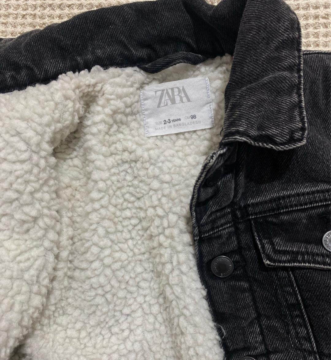 Zara Джинсовая куртка ZARA 2-3года — фото 2