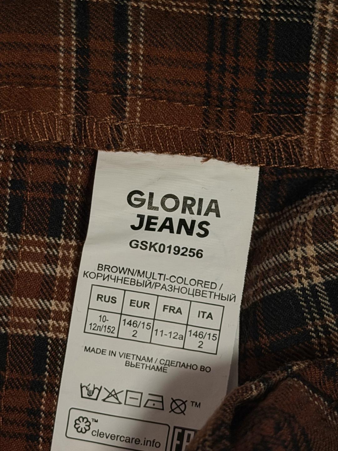 Gloria Jeans Плиссированная юбка в клетку — фото 2