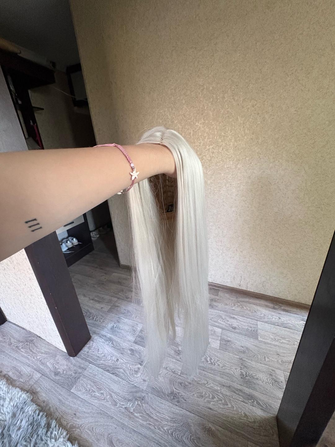 Нет бренда Парик блонд из термоволокна — фото 2
