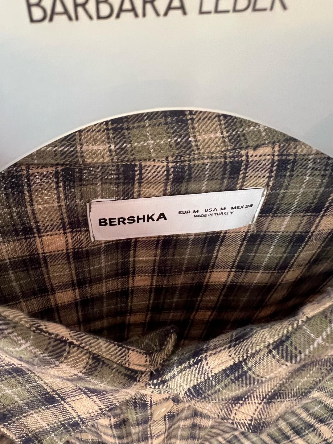 Bershka Рубашка клетчатая 🫒 — фото 2