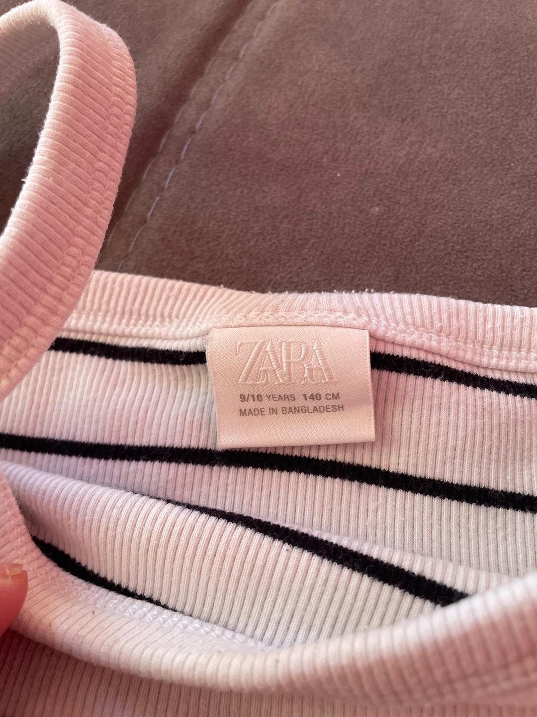 Zara ZARA топ в полоску для девочки — фото 2