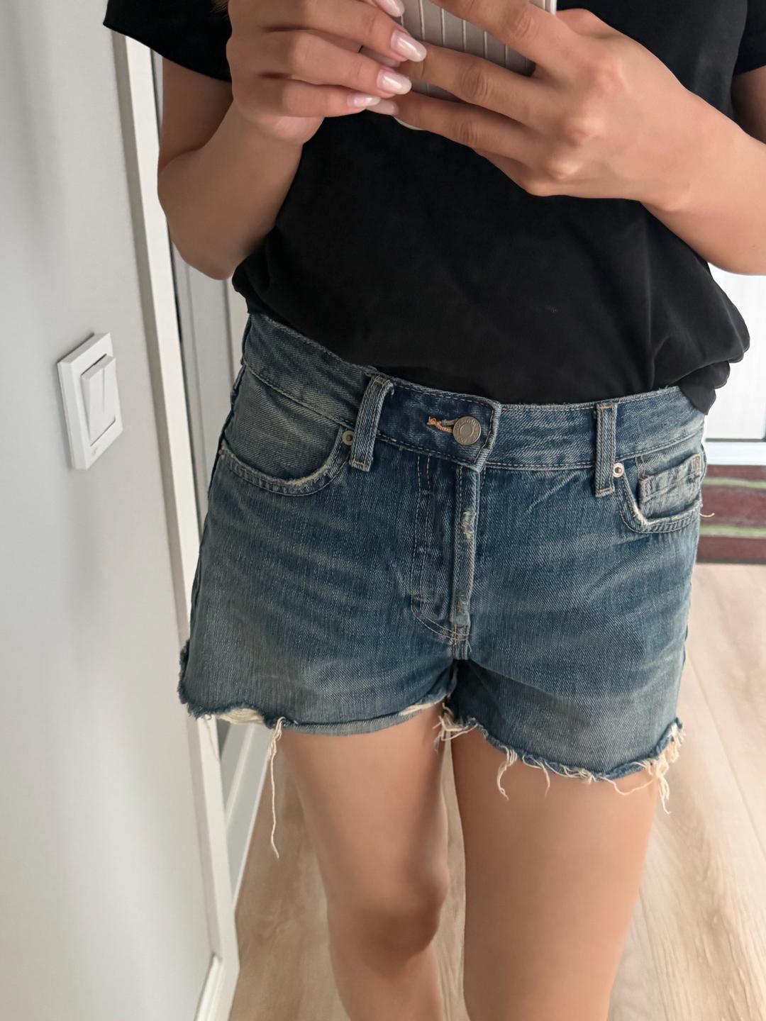 Zara Джинсовые шорты ZARA — фото 2