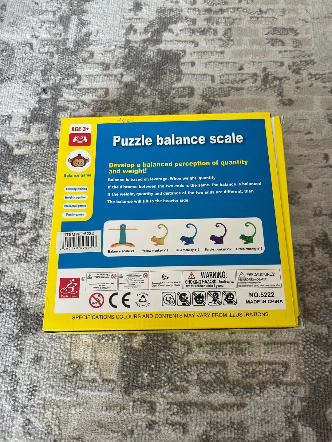 Нет бренда Развивающая игра Puzzle balance scale — фото 2