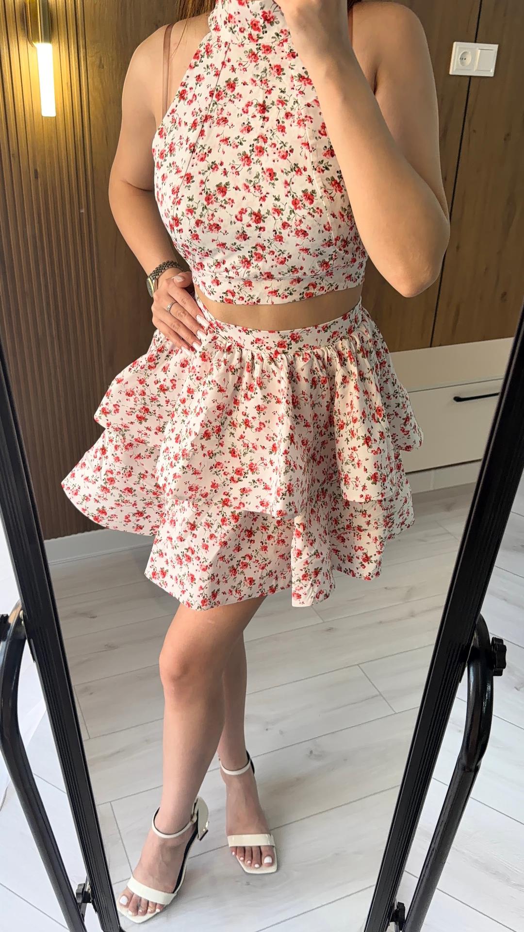 Нет бренда нежная двойка с цветочным принтом🌸 — фото 2