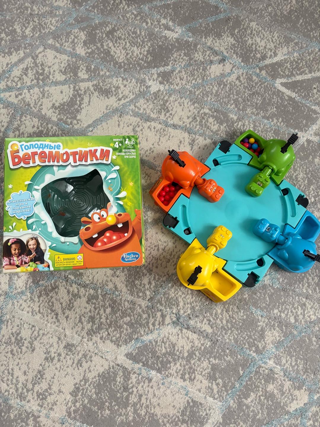 Hasbro Настольная игра Hasbro Голодные Бегемотики — фото 2