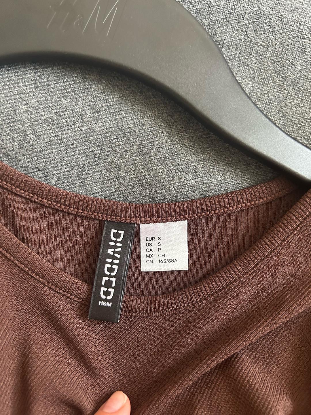H&M Коричневое платье H&M — фото 2
