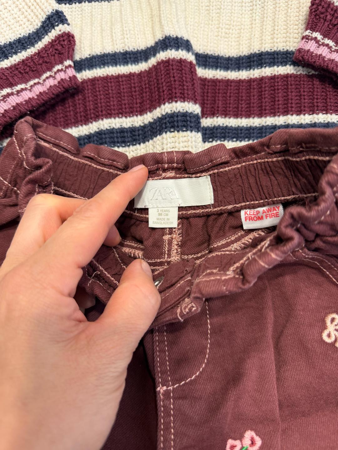 Zara лот из двух вещей, внимание осталось только джинсы — фото 2