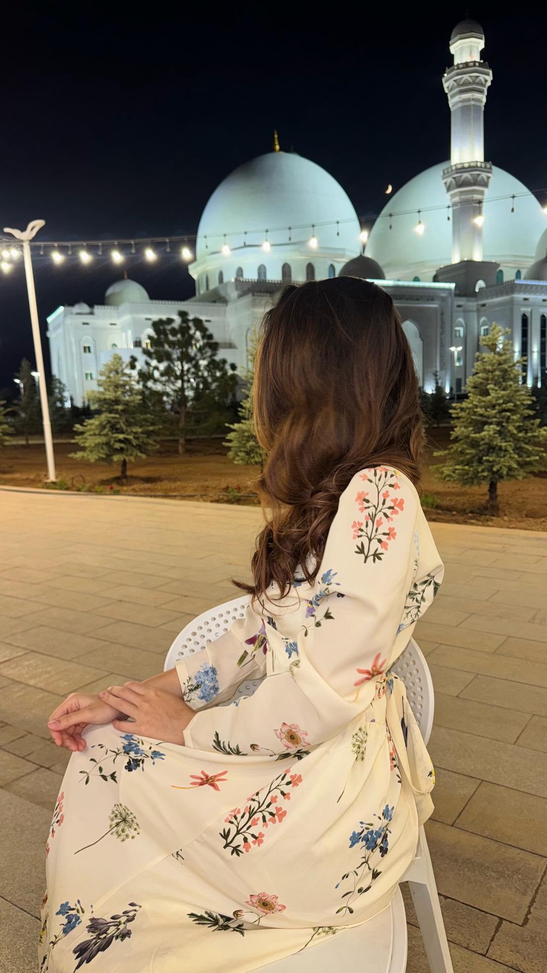 neshpera Нежное белое платье с цветочным принтом — фото 2