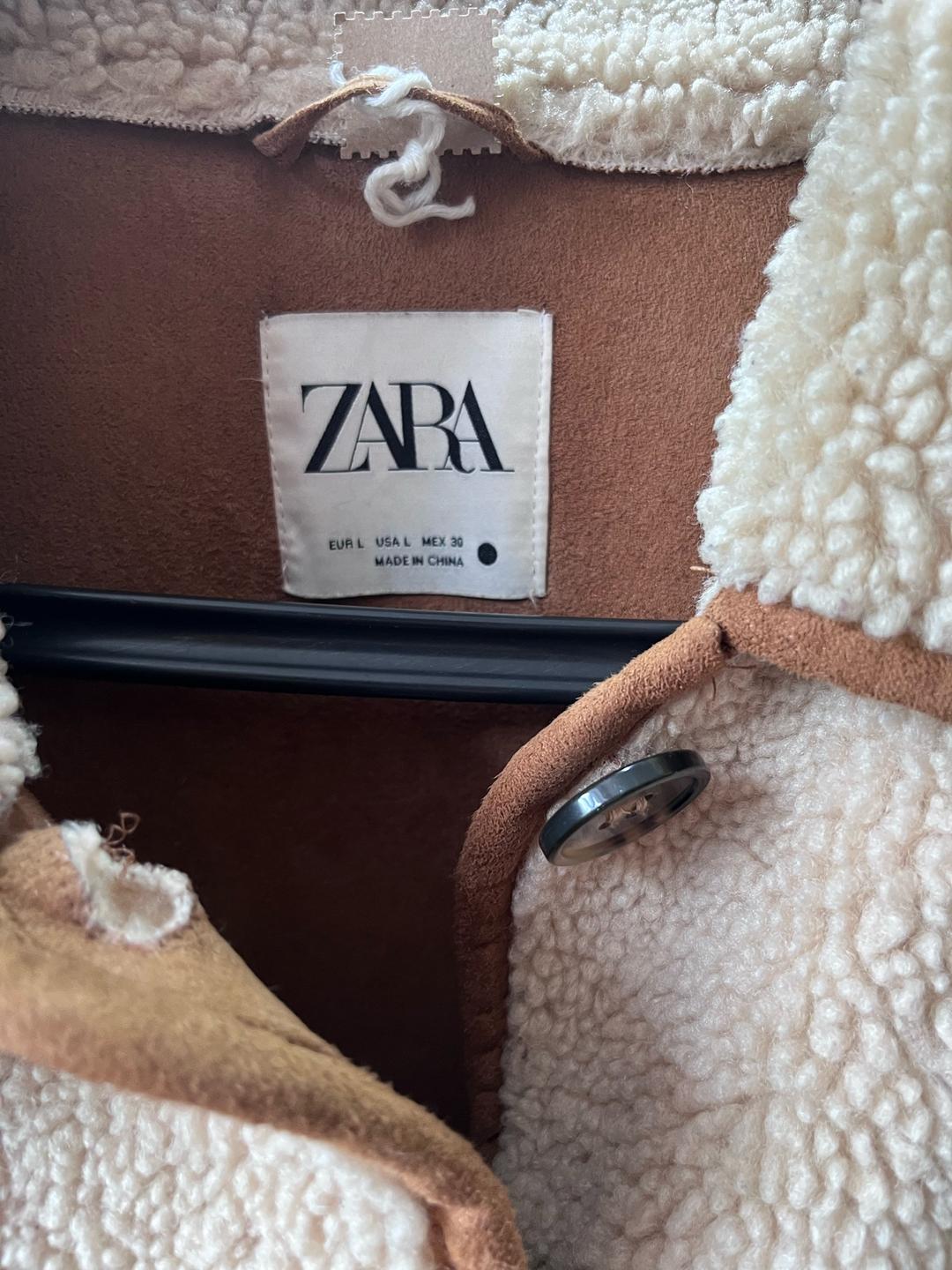 Zara Куртка Zara из искусственного меха — фото 2