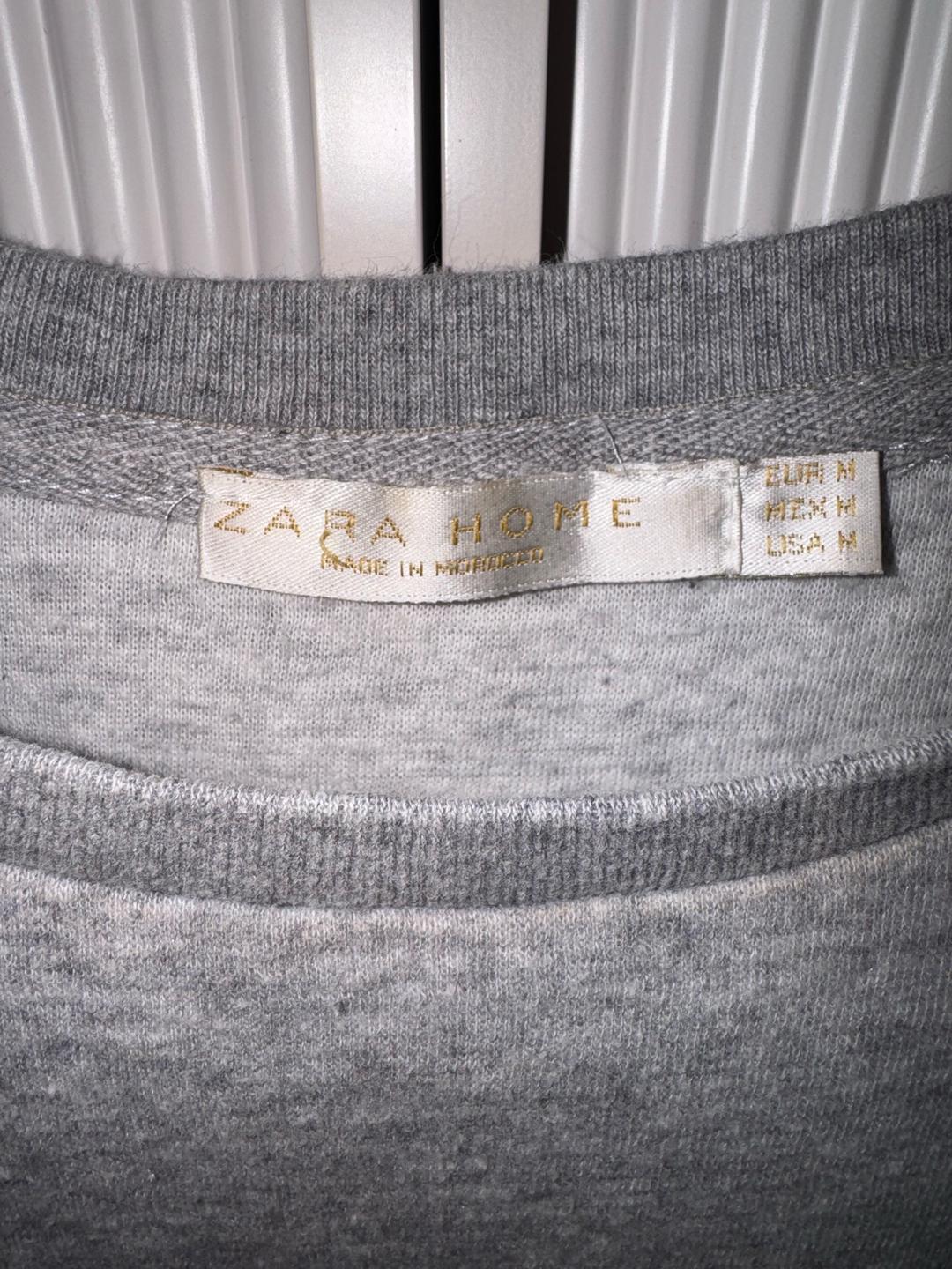 Zara Home Серая футболка Zara Home — фото 2