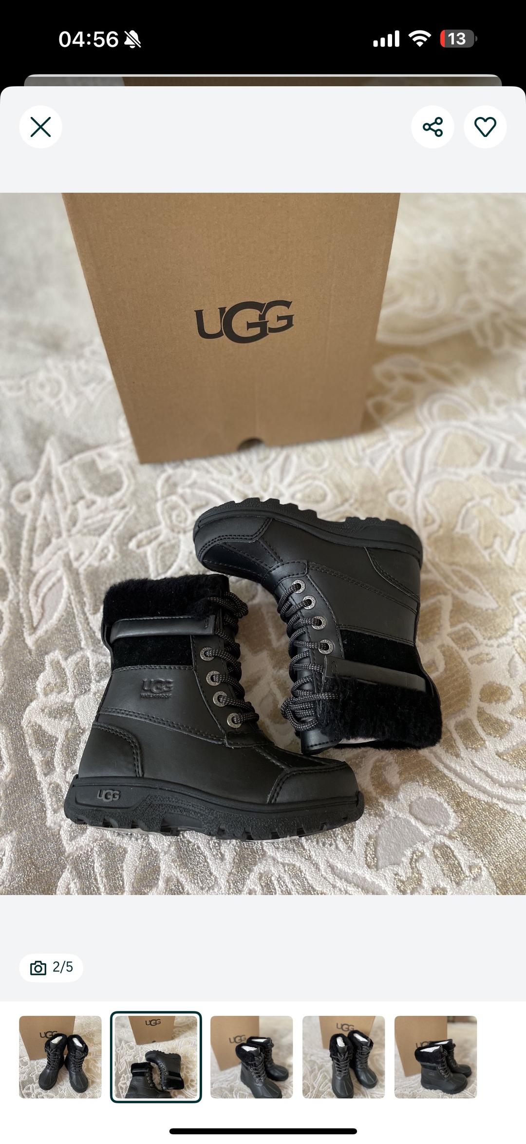 UGG Детские зимние ботинки UGG — фото 2