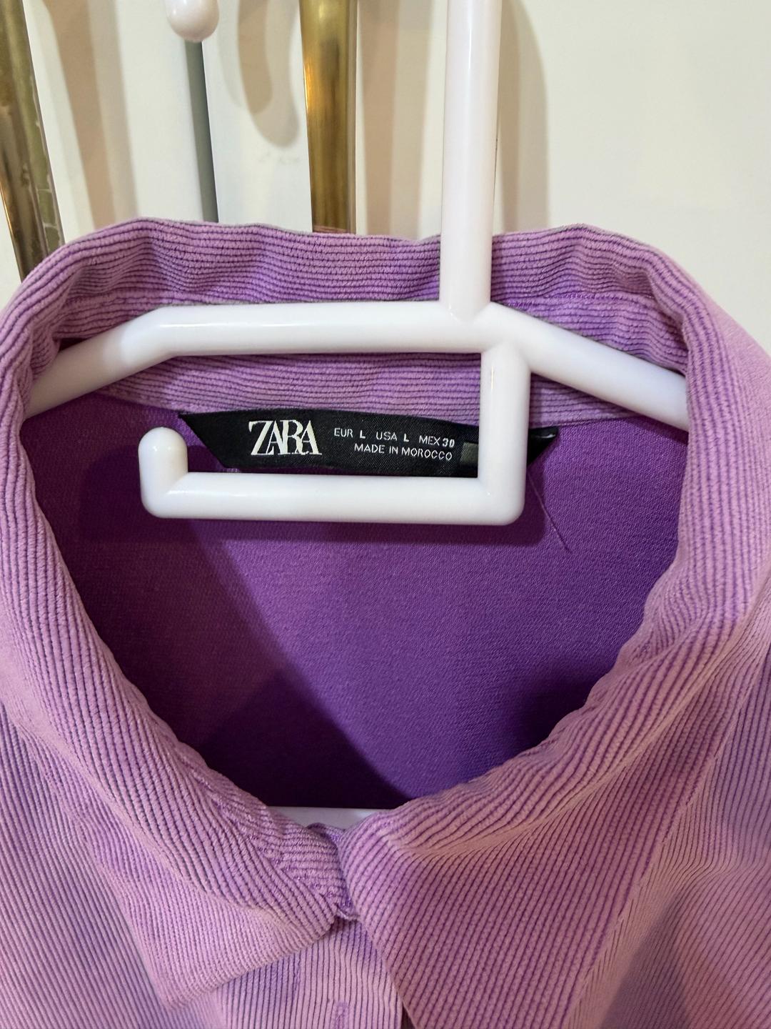 Zara Вельветовая рубашка ZARA — фото 2