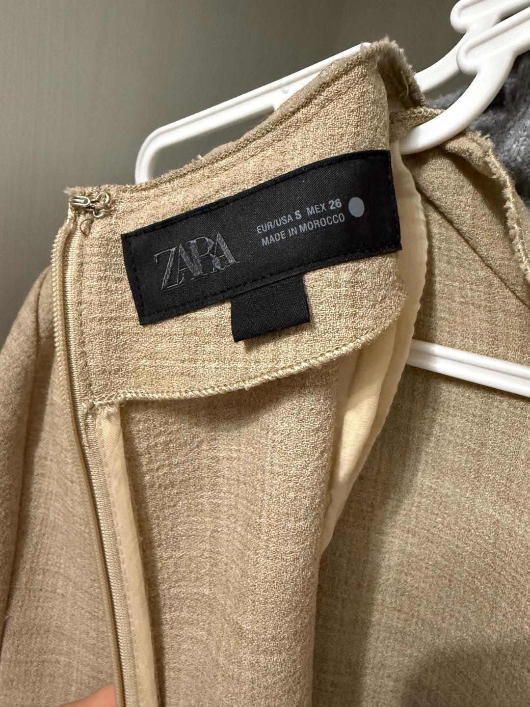 Zara Бежевое платье Zara — фото 2