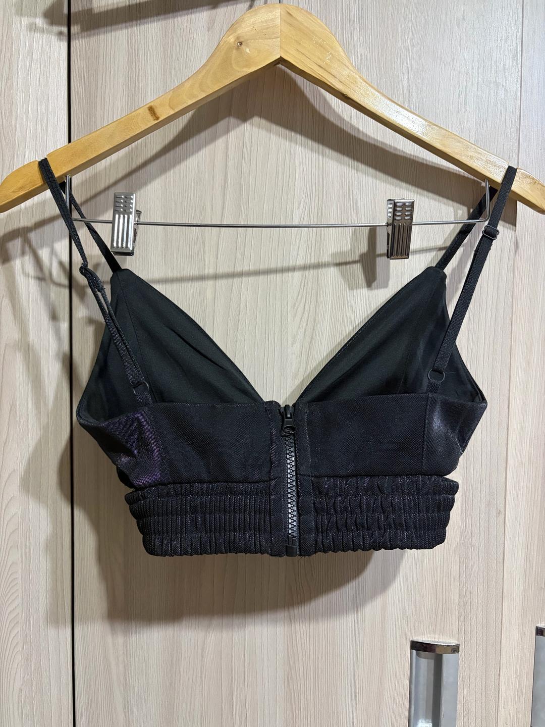 Bershka Черное бра — фото 2