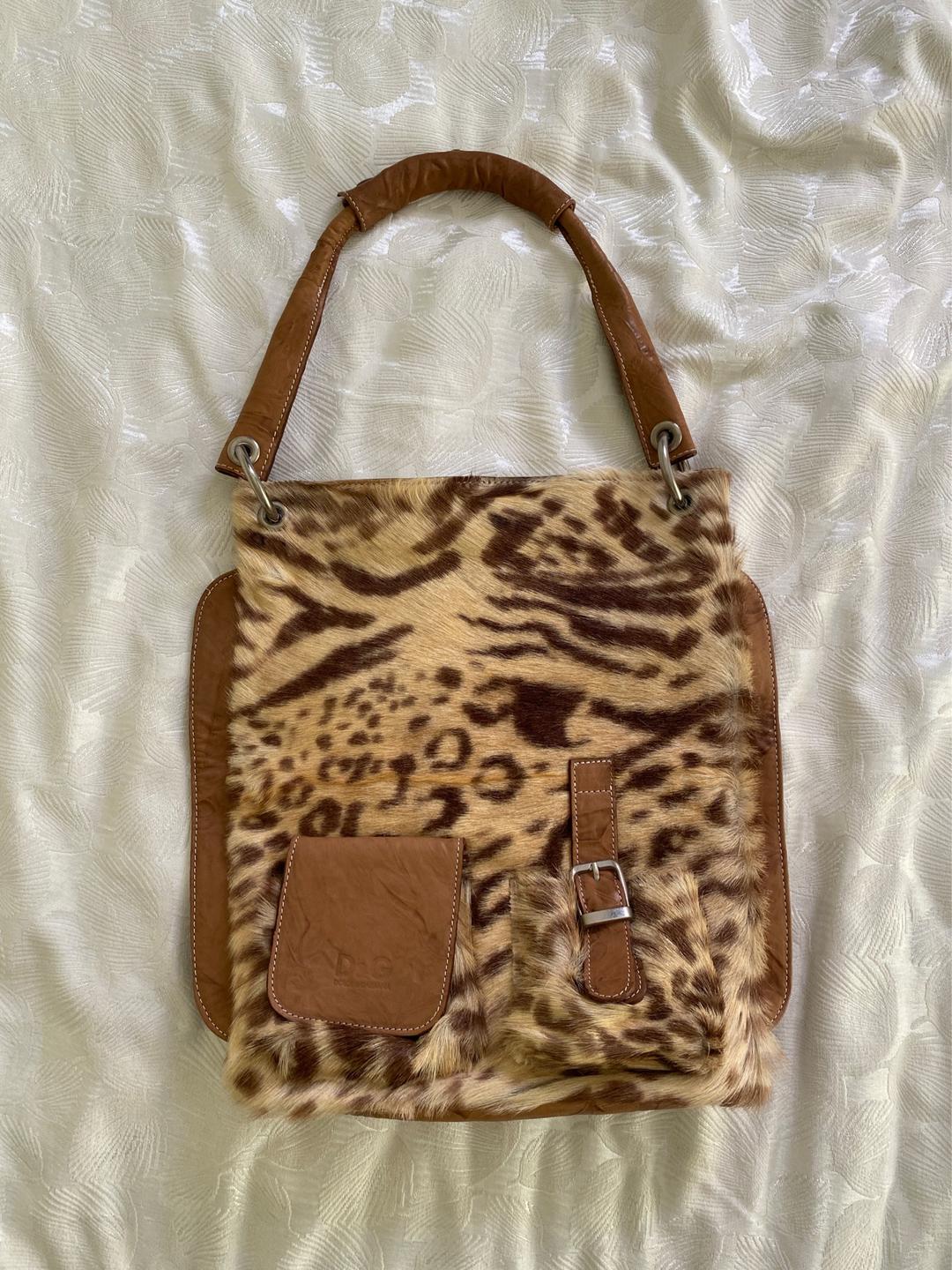 Dolce & Gabbana Винтажная сумка Dolce&Gabbana Leоpard bag — фото 2