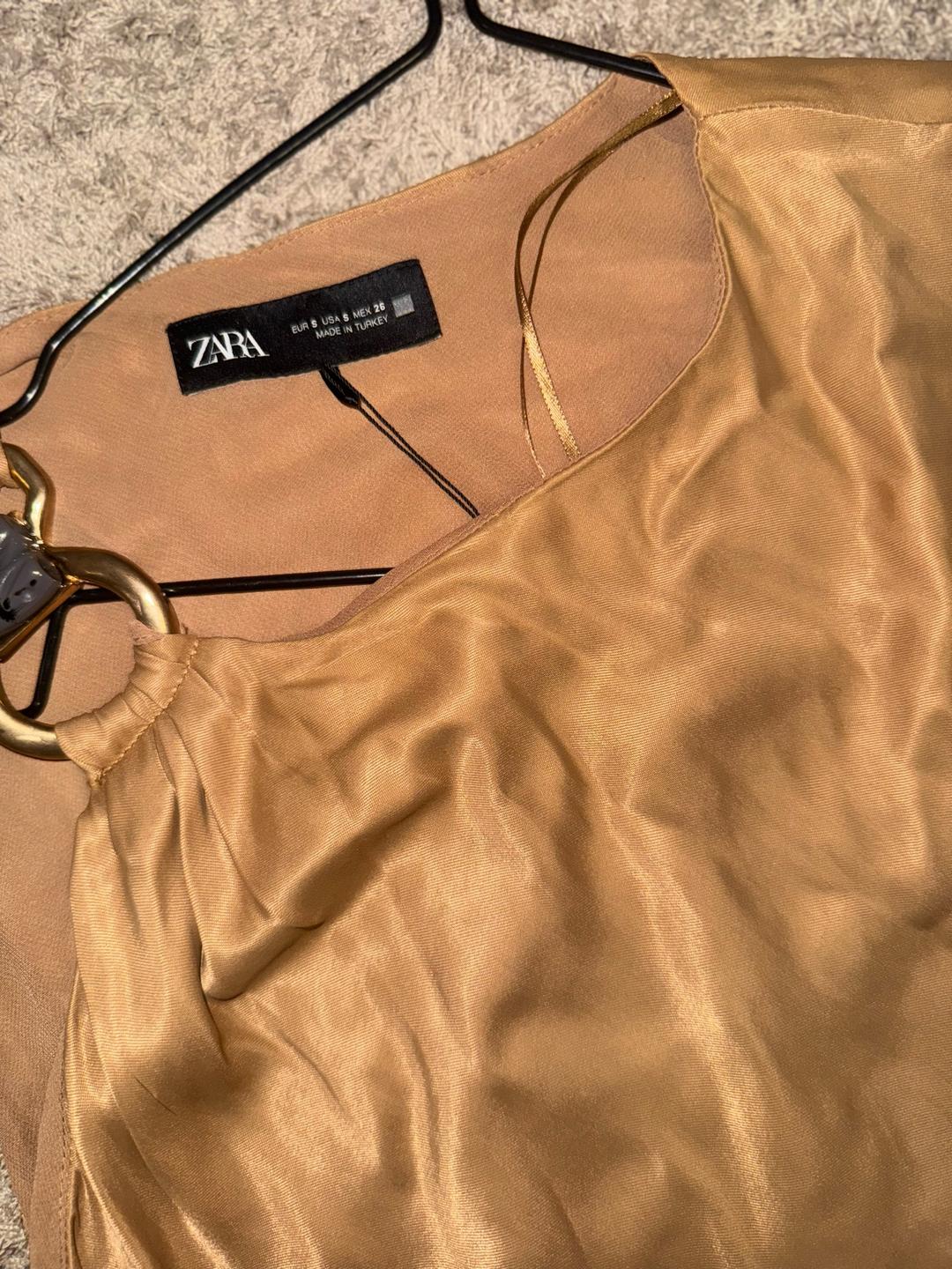 Zara ZARA атласное платье — фото 2