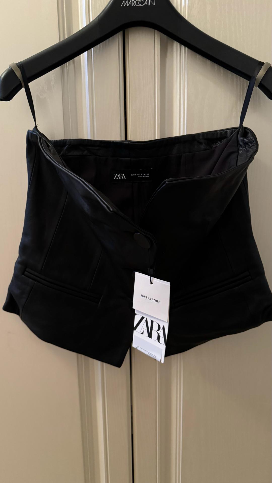 Zara Кожаный корсет — фото 2
