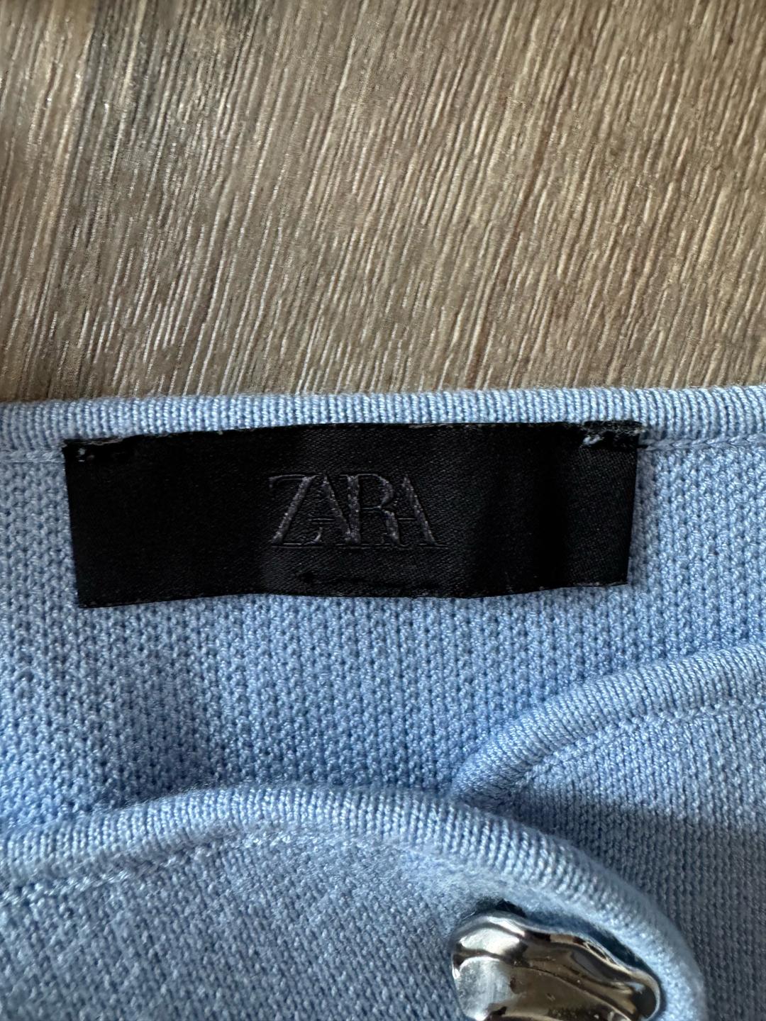Zara Женская вязаная блузка Zara — фото 2