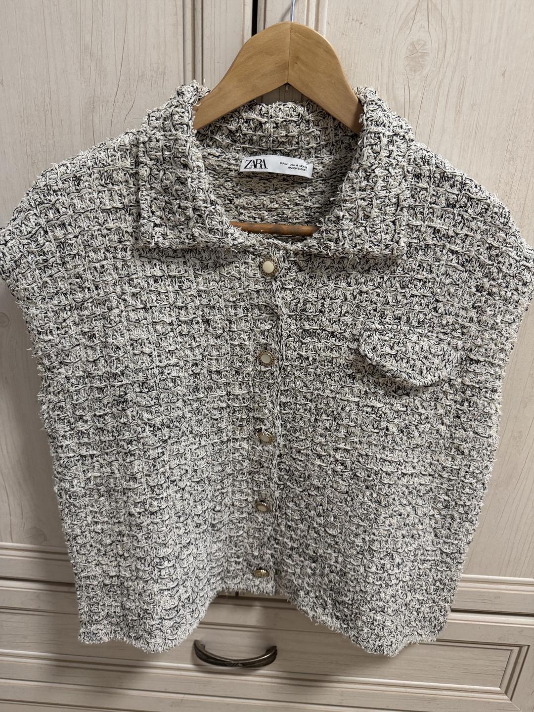 Zara Вязаный жилет Zara — фото 2