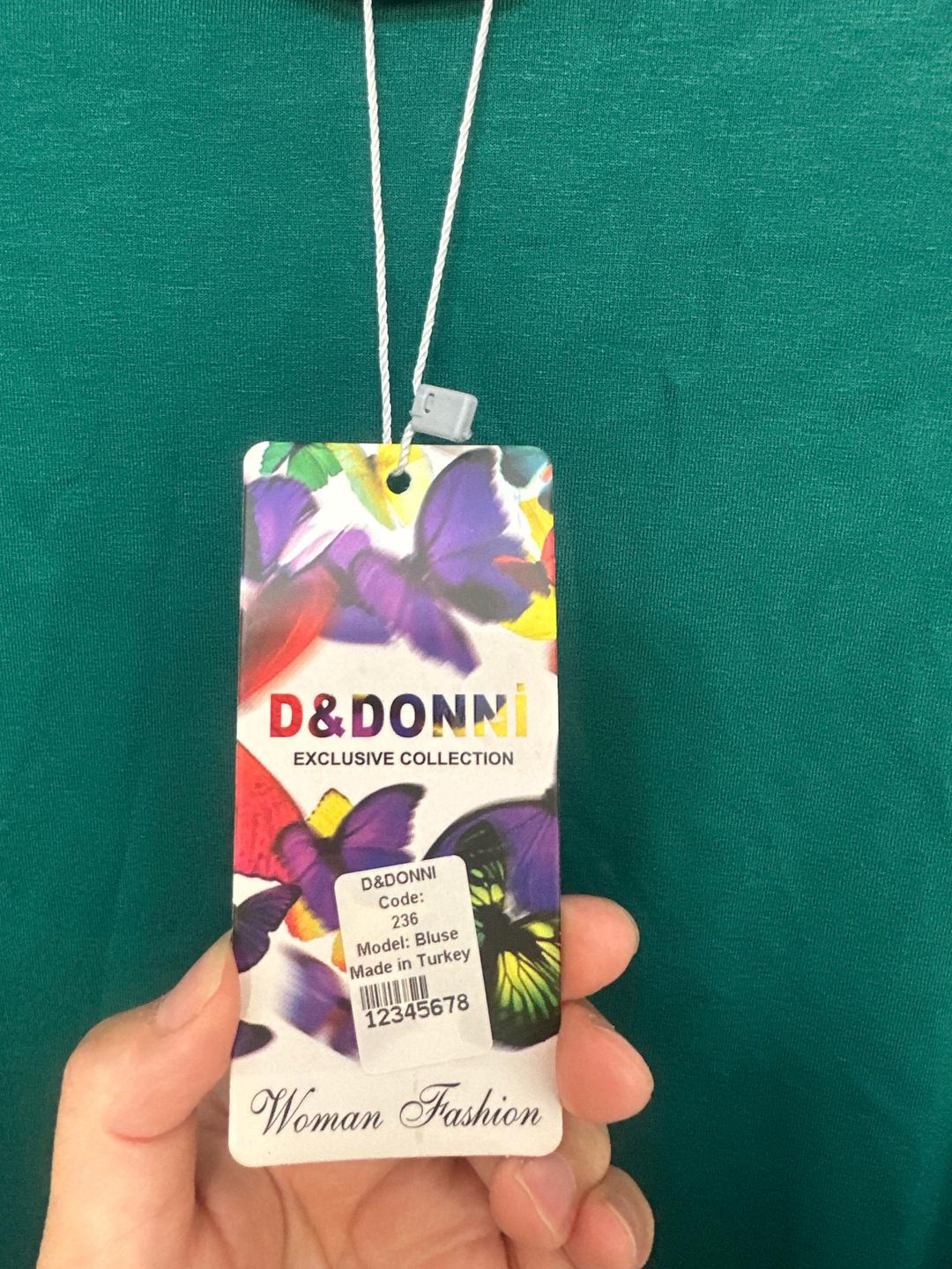 D&Donna Блуза зелёная — фото 2