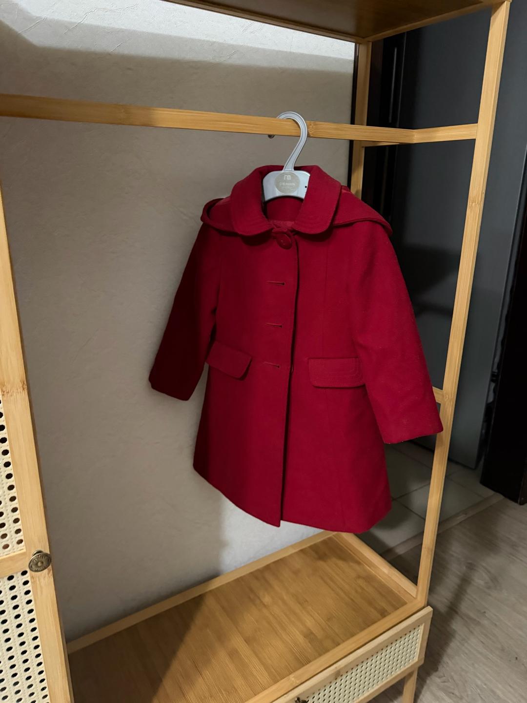 Mothercare Пальто mothercare для девочки красное — фото 2