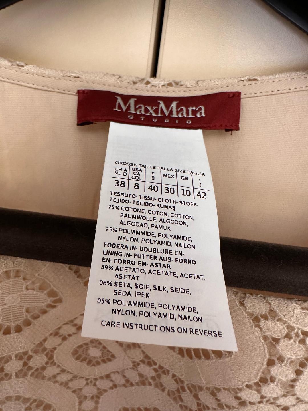 Max Mara Платье MaxMara из нежного кружева, размер М — фото 2