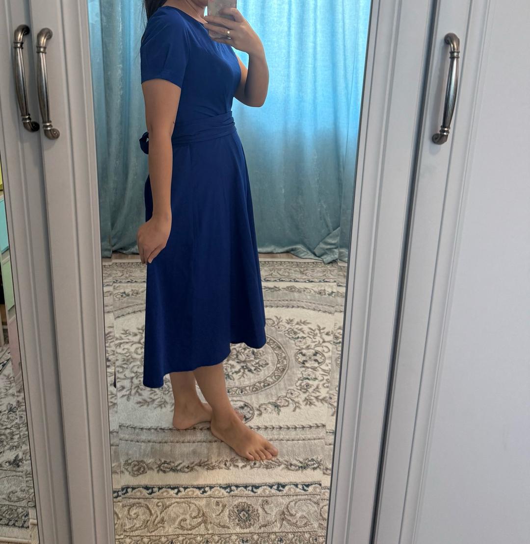 My Twinn Синее платье миди — фото 2
