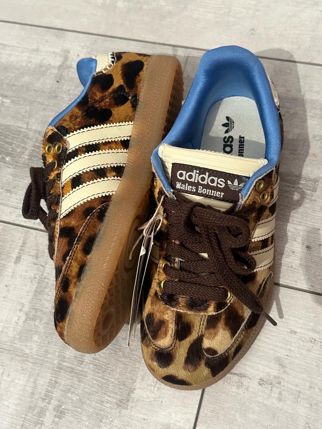 Adidas Кроссовки adidas Wales Bonner леопардовые — фото 2