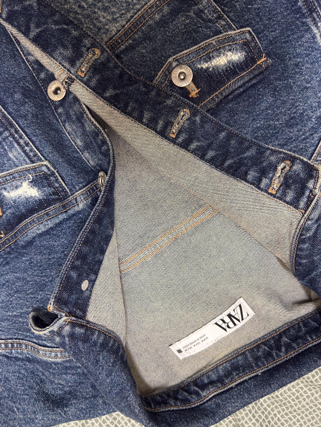Zara Джинсовая куртка ZARA — фото 2