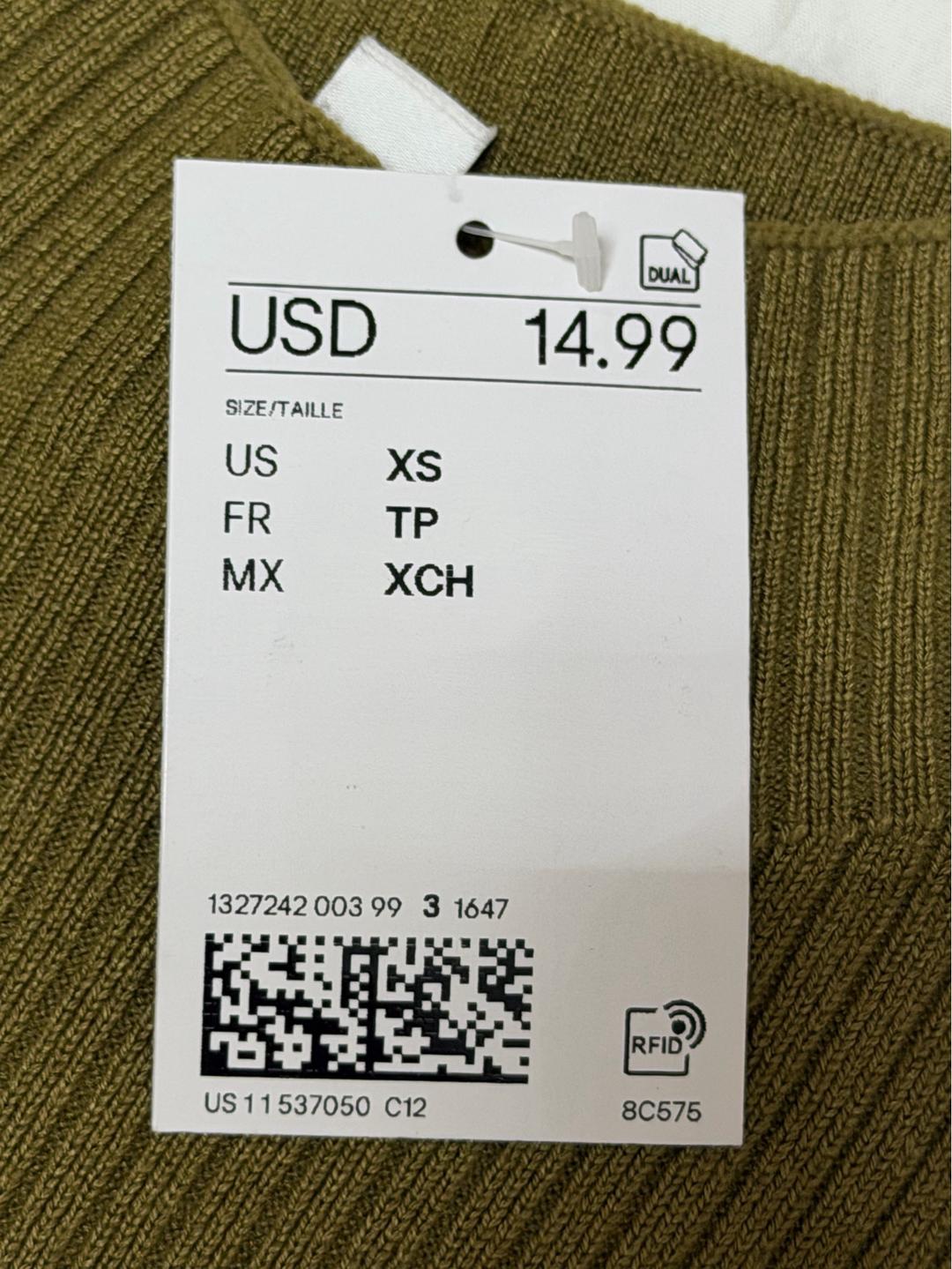 H&M Майка в рубчик — фото 2