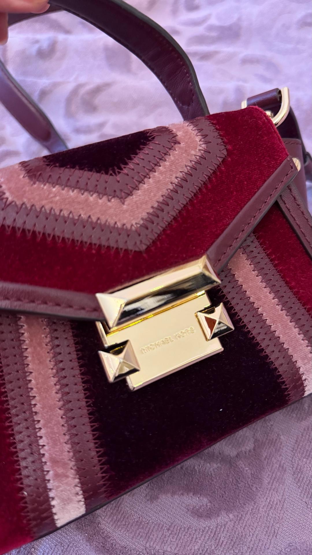 Michael Kors Бордовая сумка мини Michael Kors — фото 2
