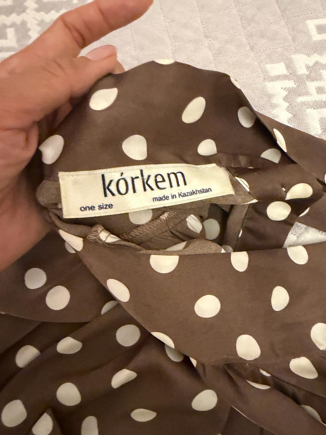 korkem Шелковая рубашка — фото 2