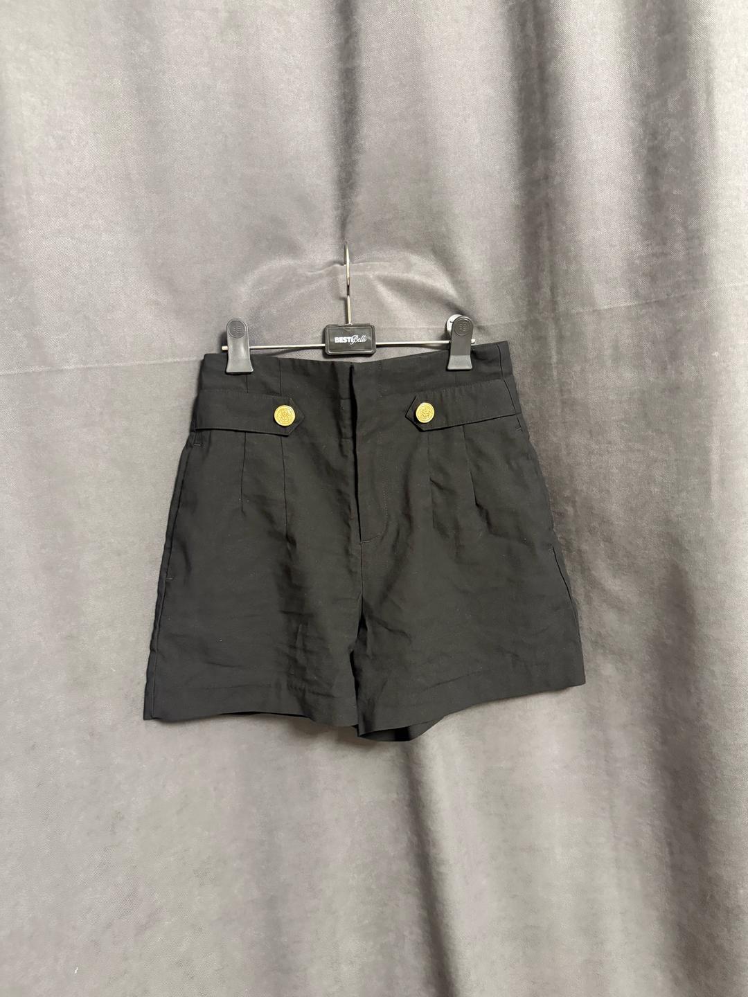 Zara Чёрные шорты Zara — фото 2