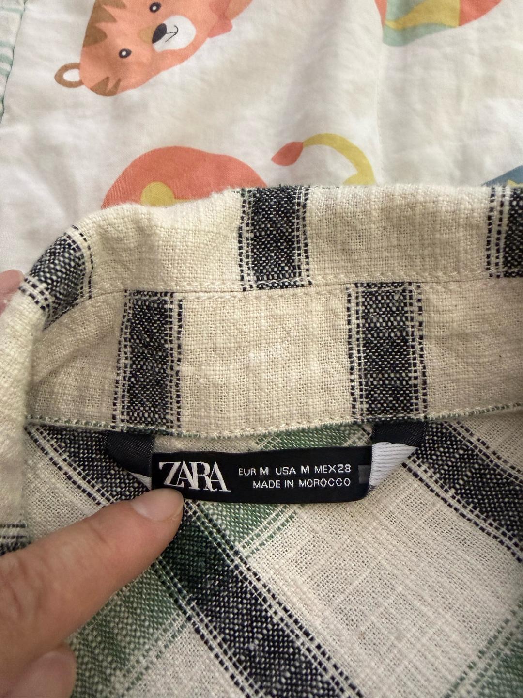 Zara ZARA рубашка в клетку — фото 2