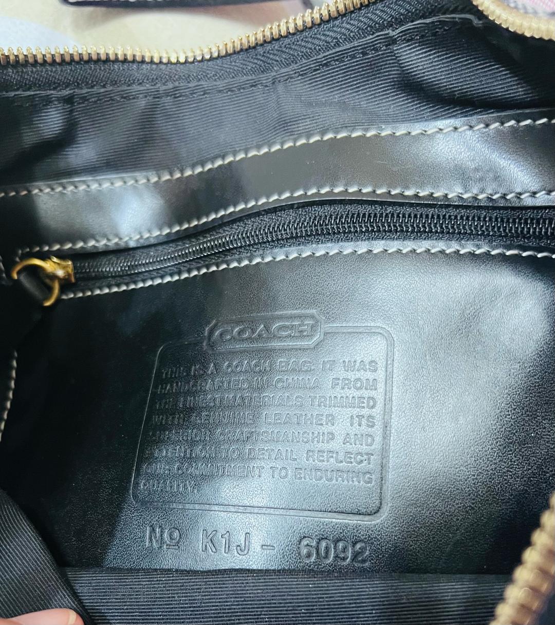 Coach Винтаж.Coach Signature Jacquard Small Shoulder Bag — фото 2