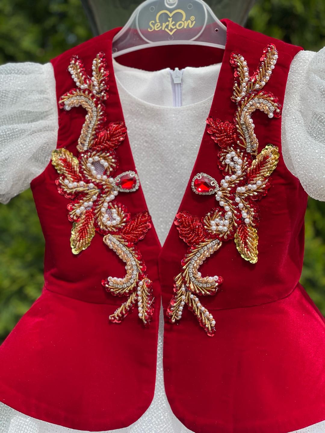 Handmade (ручная работа) Казахское платье на тусау кесер — фото 2