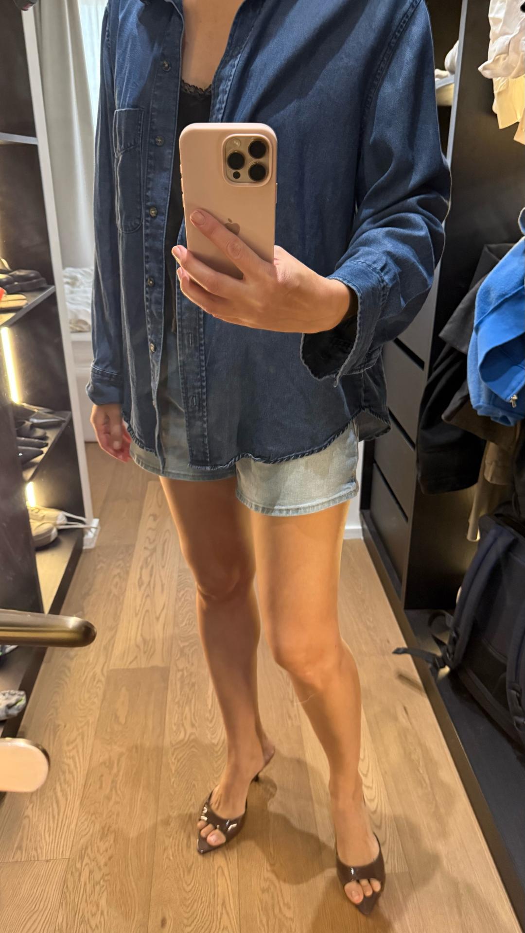 H&M Джинсовая рубашка H&M — фото 2