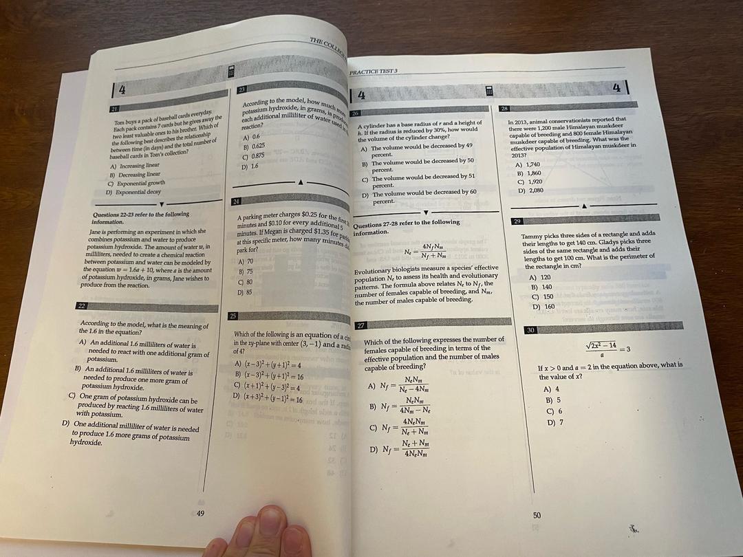 Nielson Phu Sat panda 10 Practice Tests for the SAT Math — фото 2
