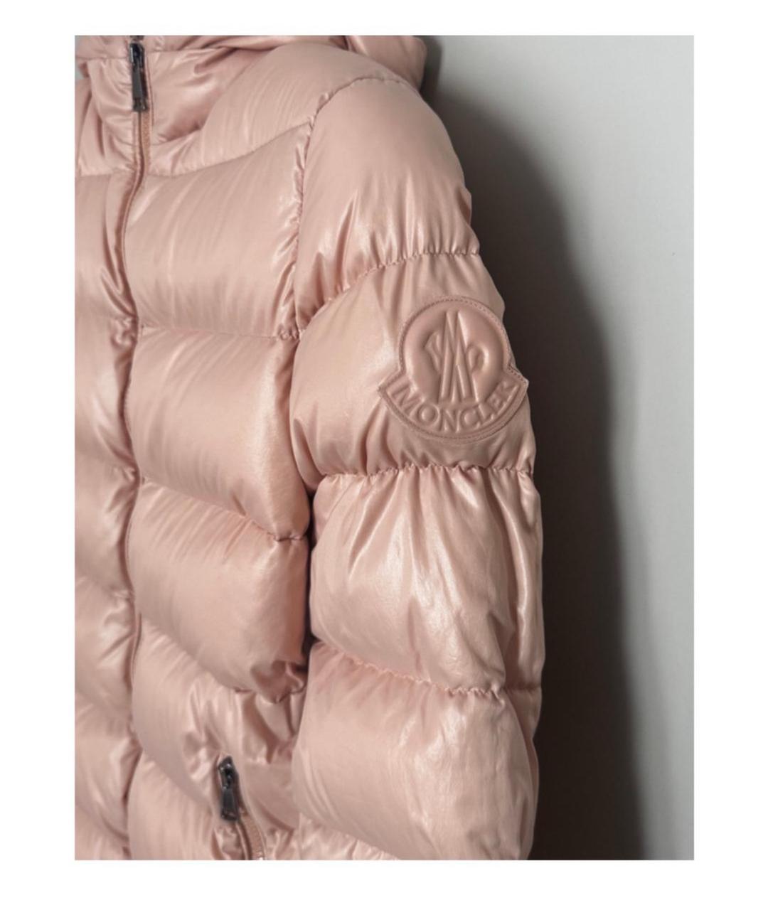 Moncler пуховик Moncler в нежно розовом цвете — фото 2
