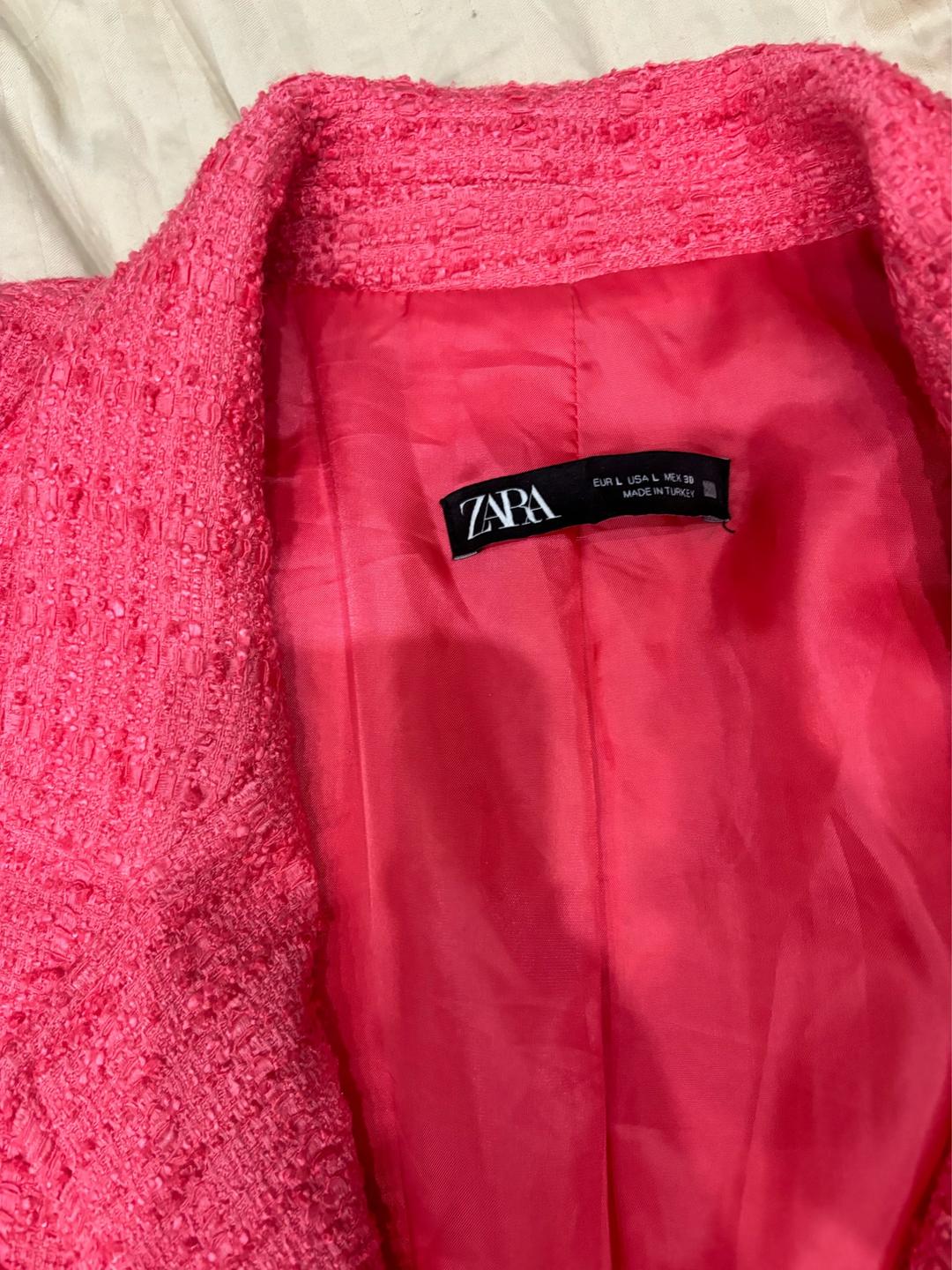 Zara Твидовый пиджак Zara — фото 2