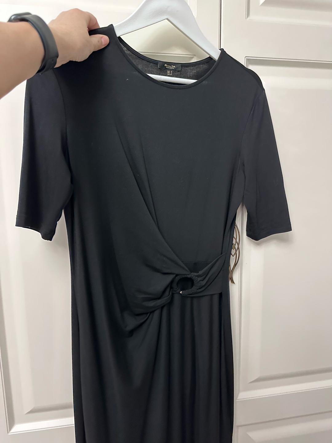 Massimo Dutti черное платье massimo dutti — фото 2