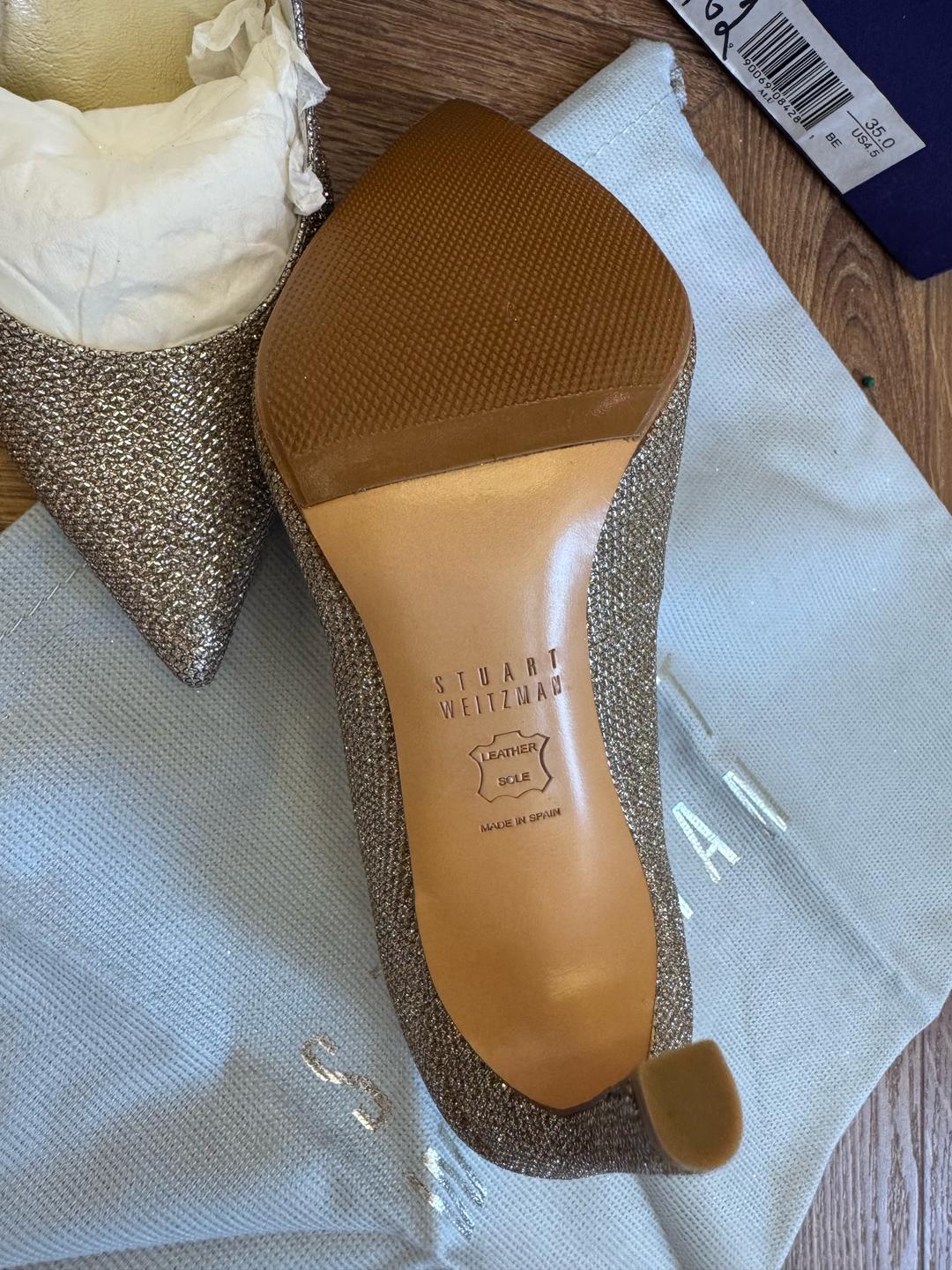 Stuart Weitzman Туфли Stuart Weitzman glitter pumps (блестящие) — фото 2